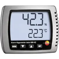Testo 608-H2, Digital, Rektangulær, 6F22, 9 V, -10 - 70 °C, -40 - 70 °C