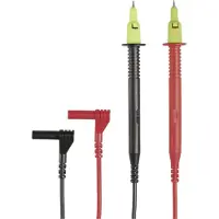 Gossen Metrawatt KS17-2 Sikkerhedsprøveledning sæt Testspids 4 mm-stik 130.00 cm Sort, Rød 1 stk