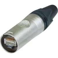 Neutrik NE8MX6, RJ-45, Sort, Sølv, Hanstik, Lige, Cat6a, PoE++ (4PPoE)