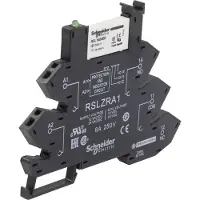 Schneider Electric Relæ 1 C/O Med Sokkel 24VAC/VDC (Fjeder) RSL1PRBU