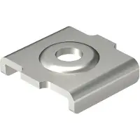 OBO Kobling for vægbøjle GKB 34 A2, bredde 27,5mm, længde 27mm, hul Ø7 mm, Rustfri stål 304 (V2A) - (20 stk.)