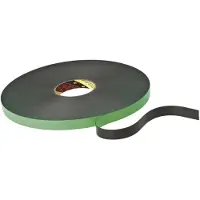 3M 9508B19, Sort/grøn, Tætning, Akryl, Polyurethan, 66 m, 19 mm, 0,8 mm