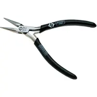C.K Tools T3772, Nåletang, Metal, Sort, 120 mm