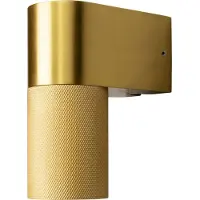Konstsmide Temi Væglampe ned LED GU10 Guld med Klart glas
