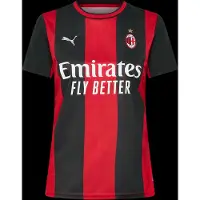 Puma AC Milan 26/27 Home Jersey Women, Clothing, Black/Red, M