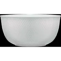 Lyngby Porcelæn Rhombe White 22 Cm Skålsæt