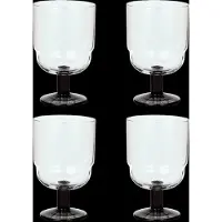 Broste Copenhagen Nordic Bistro rødvinsglas 25 cl Clear/Smoke stem