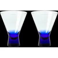 Broste Copenhagen Konus cocktailglas 20 cl Intense blue