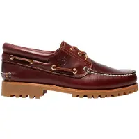 Timberland - Støvler - Authentic Boat Shoe Burgundy til Unisex - Størrelse 8,5 US - Bordeaux