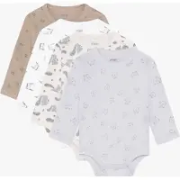 Pippi Bodyer l/æ - 4-pak - Rainy Day - - 50 - Body L/Æ