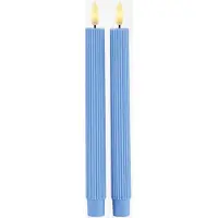 Sirius Home Sirius Smilla Genopladelig Kronelys 2 stk - Blå - H 25 cm
