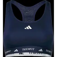 Adidas Sports-BH 'TECHFIT' mørkeblå / hvid