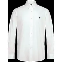 Ralph Lauren Polo Ralph Laurentil mænd. 710928255002 Skræddersyet skjorte hvid (XL), Casual, Party, Bomuld, Klassisk, Lange ærmer