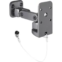 Adam hall SUWMB10B, Loft, Væg, 10 kg, Aluminium, Sort, Loft/væg, 92 mm