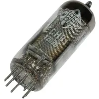 BTB Vertrieb ECH 81 = 6 AJ 8 = 6I1P Elektronrør Triode-Heptode 100 V, 160 V 13.5 mA, 11 mA Poltal: 9 Sokkeltype: Noval Indhold 1 stk