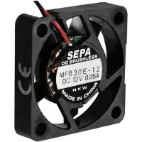 SEPA MFB30E05 Aksial ventilator 5 V/DC 3.8 m³/h (L x B x H) 30 x 30 x 6.5 mm
