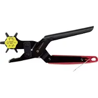 Toolcraft TO-6425610, 23 cm, 380 g, Drejende tænger, Kulstofstål, Stål, Sort, 6 stk