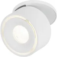 Paulmann Spircle, Overflade spotlys, 1 pære(r ), 8 W, 3000 K, 530 lm, Hvid