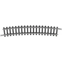 Minitrix T14927 N skinne Bøjet spor 15 ° 362.6 mm