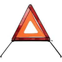 HPAUTO 10132 Advarselstrekant Personbil, ATV, Autocamper, Van , SUV, Firhjulscrosser, Lastbil, Landbrug, Bus , Byggemaskiner (L x B x H) 46 x 57 x 35