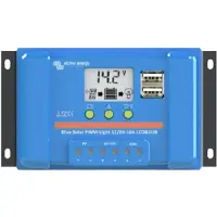 Victron Energy Blå Solcelle Pwm-lcd Og Usb 12/24v-regulator 30a