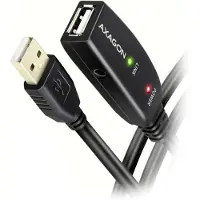Axagon ADR-220 - USB forlængerkabel - USB (han) til USB (hun) - USB 2.0 - 5 V - 20 m - aktiv gentager