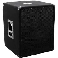 Omnitronic BX-1550, 400 W, Passiv subwoofer, 20 - 300 Hz, 97 dB, 8 ohm (O), 38 cm