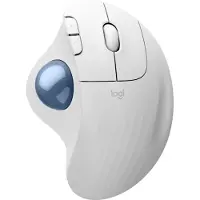 Logitech Ergo M575S - Off-White - Ergonomisk mus - Optisk - 5 knapper - Hvid