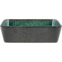 Bitz fad rektangulært 21x28 cm Black-green