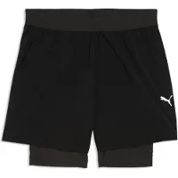 Puma Dreamrun 2-in-1 dryCELL Running 5" Shorts Men, Clothing, Black, M