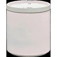 Blomus Pilar opbevaringskrukke med låg Moonbeam, Ø12 × 13,5 cm
