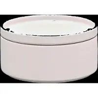 Blomus Pilar opbevaringskrukke med låg Moonbeam, Ø15,5x7,5 cm