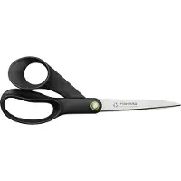 Fiskars 1074547, Voksen, Lige snit, Enkelt, Sort, Rustfrit stål, Rustfrit stål, Universal