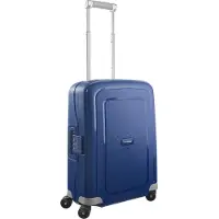 Samsonite S'Cure - Kuffert med 4 hjul | blå | 40x55x20 cm