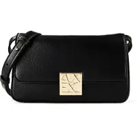 Armani Exchange Skuldertaske 'AMY' sort
