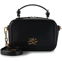 Karl Lagerfeld Skuldertaske guld / sort