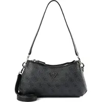 GUESS Skuldertaske 'Noelle II' guld / antracit / sort