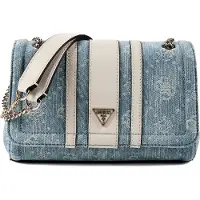 GUESS Guesstil kvinder. HWDL9672210 Noelle Crossbody taske blå (OSFA), Casual, Bomuld