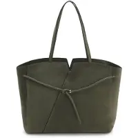 BOSS Tote bag i ruskind fra REVERS med flettet bælte