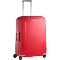 Samsonite S'Cure - Kuffert med 4 hjul | rød | 47x69x25 cm