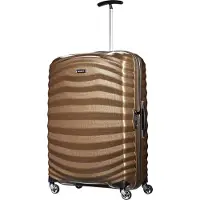Samsonite Lite-Shock - Kuffert med 4 hjul | brun | 51x75x31 cm