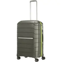 Samsonite Flux Exp - Kuffert med 4 hjul | oliven | 47x68x30 cm