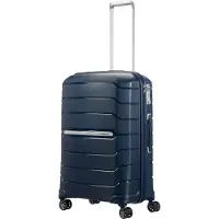 Samsonite Flux Exp - Kuffert med 4 hjul | blå | 47x68x30 cm