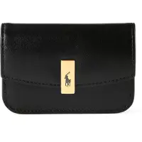 Ralph Lauren Polo Ralph Laurentil kvinder. 427P04990002 Sort skind pung Over Card (OSFA), Casual, Læder