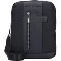 Piquadro Skuldertaske sort