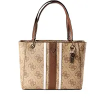 GUESS Shopper 'Noelle II' brun / lysebrun / hvid