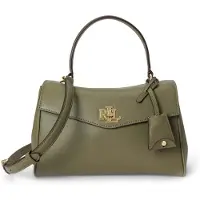 Ralph Lauren Lauren Ralph Laurentil kvinder. 431P15611005 Farrah lille taske i nappalæder, grøn (OSFA), Casual, Klassisk