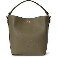 Ralph Lauren Lauren Ralph Laurentil kvinder. 431969365020 Reese lille cross body-taske i læder, grøn (OSFA), Casual