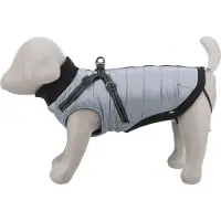 Trixie Pontis Hundejakke med Sele - Grå - 24 cm