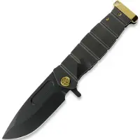 Medford USMC Fighter Flipper S35VN DLC, Black & Bronze